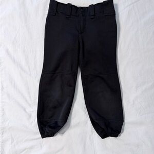 Mizuno Youth Select Fastpitch Softball Pants Black Size YS